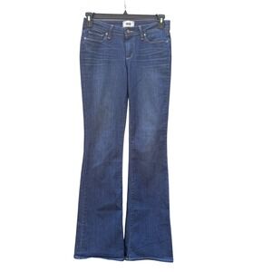 PAIGE Womens 27 Skyline Boot Jeans Dark Wash Blue Mid Rise Bootcut Denim